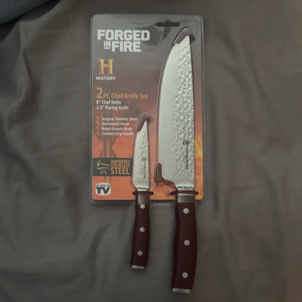 Forged in Fire 2-Piece Chef Knife Set
